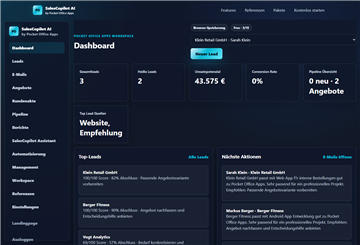 SalesCopilot AI Dashboard Screenshot